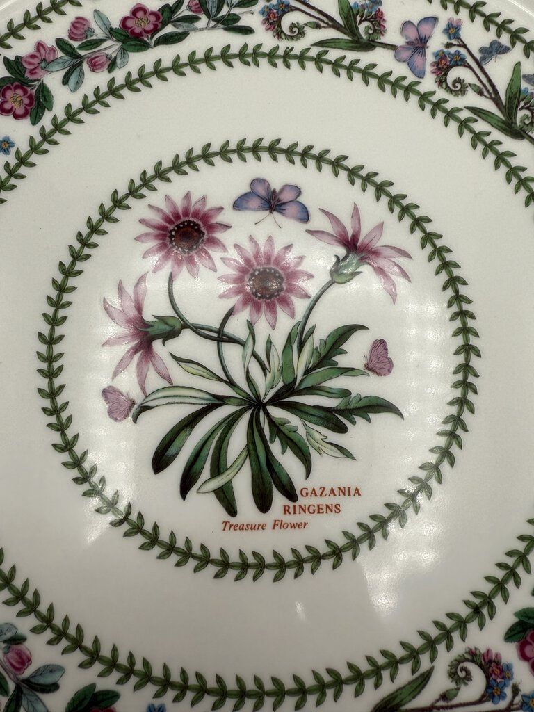 Portmeirion Botanic Garden Fire & Ice Gazania Rigens 10” Quiche Dish /rb