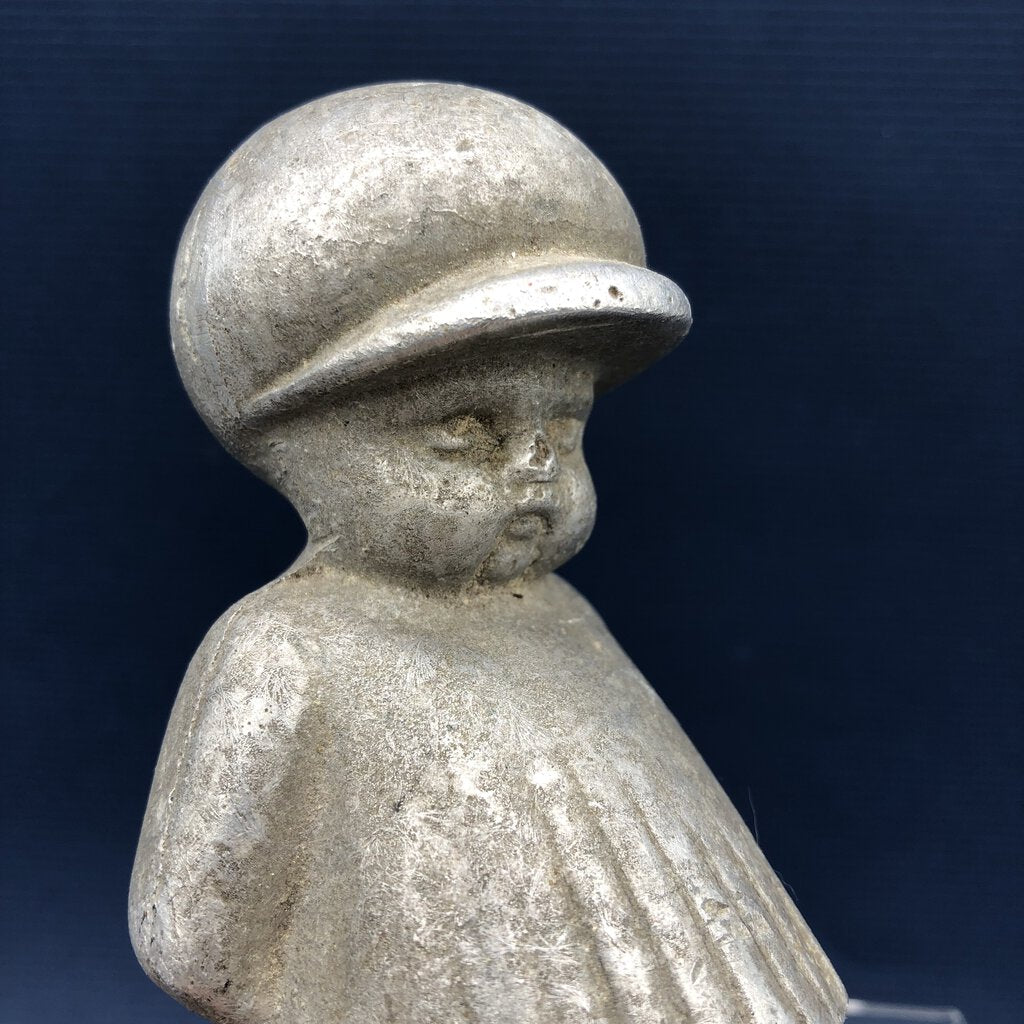 1930s “I’m Sorry” Cast Metal Boy Single Bookend /b