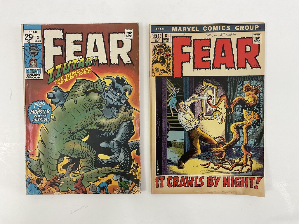 Vintage Marvel Comics: FEAR Issues #3 & #5 - 1970s /so