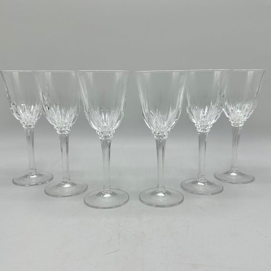 Set Of 6 Vintage Cristal D’Arques Castel 7cl Lead Crystal Cordial Glasses /cb