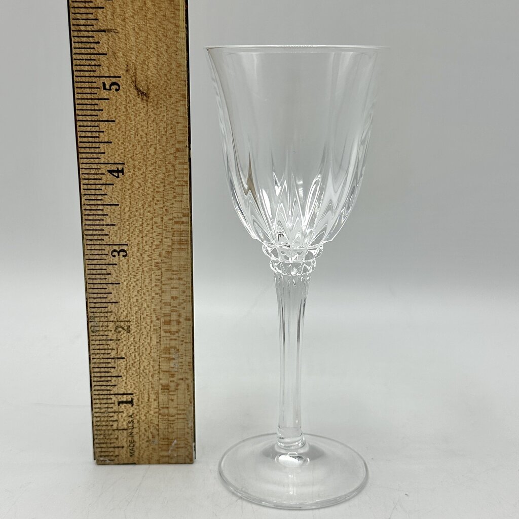 Set Of 6 Vintage Cristal D’Arques Castel 7cl Lead Crystal Cordial Glasses /cb