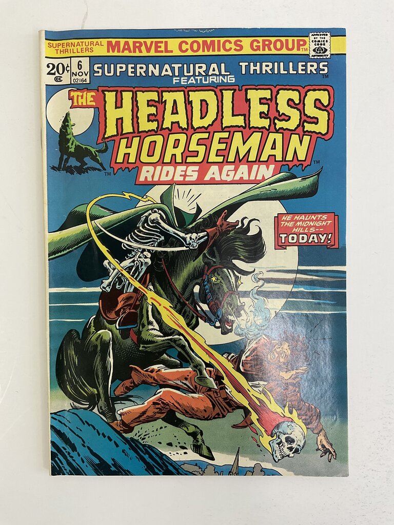 Vintage Marvel Comics: Supernatural Thrillers Issues #6 and #7 - 1973 & 1974 /so