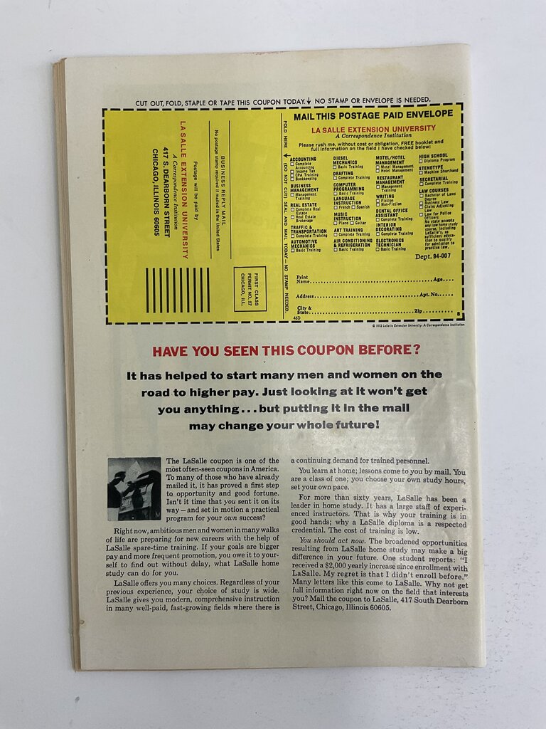 Vintage Marvel Comics: Supernatural Thrillers Issues #6 and #7 - 1973 & 1974 /so