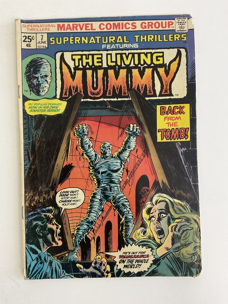 Vintage Marvel Comics: Supernatural Thrillers Issues #6 and #7 - 1973 & 1974 /so