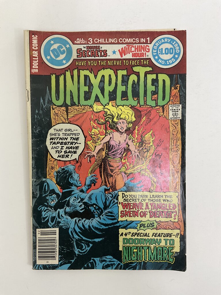 Vintage DC Comics: Tales of the Unexpected Issues 195, 206, 214, 218, 220 - 1970s/1980s /so
