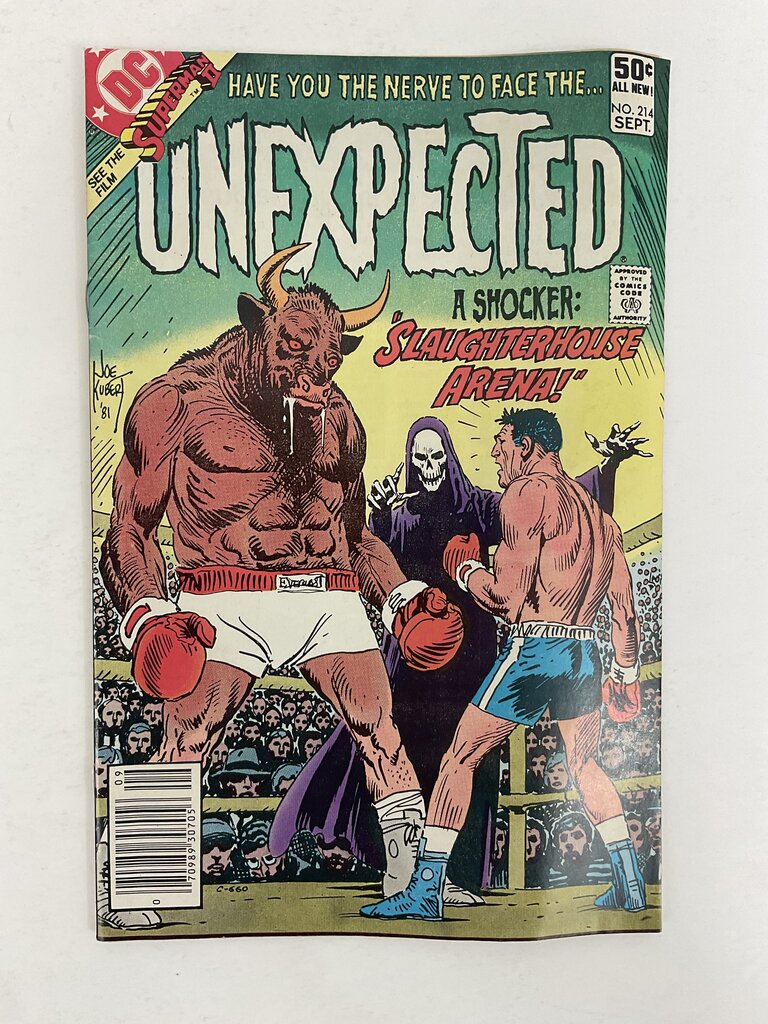 Vintage DC Comics: Tales of the Unexpected Issues 195, 206, 214, 218, 220 - 1970s/1980s /so