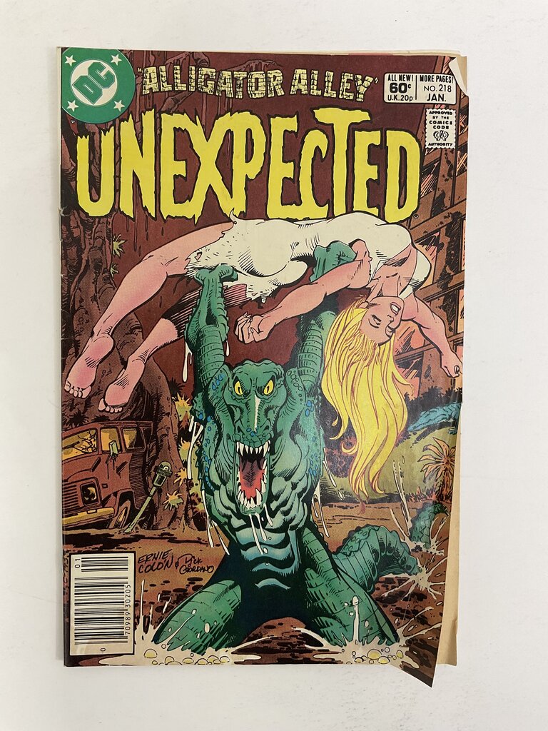 Vintage DC Comics: Tales of the Unexpected Issues 195, 206, 214, 218, 220 - 1970s/1980s /so