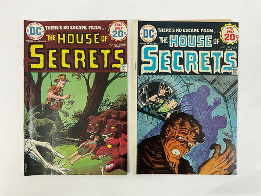 Vintage DC Comics: The House of Secrets Issues 120 & 121 - 1974 /so