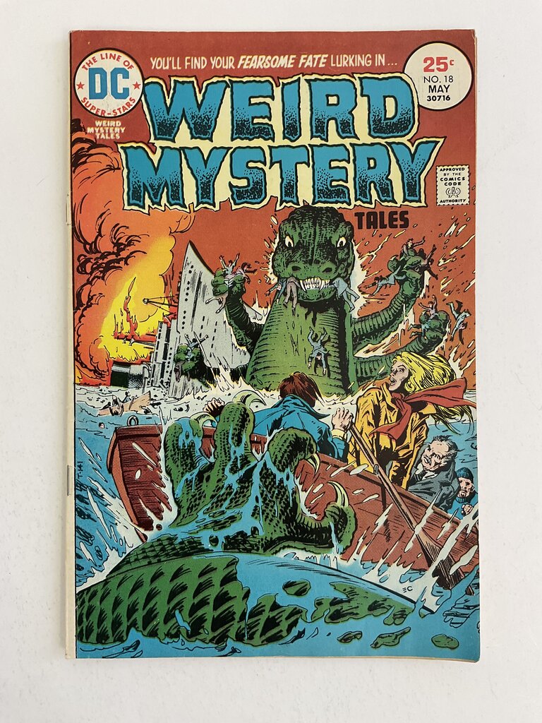 Vintage DC Comics: Weird Mystery Tales Issues 9, 18, 19, 21 - 1973-1975 /so