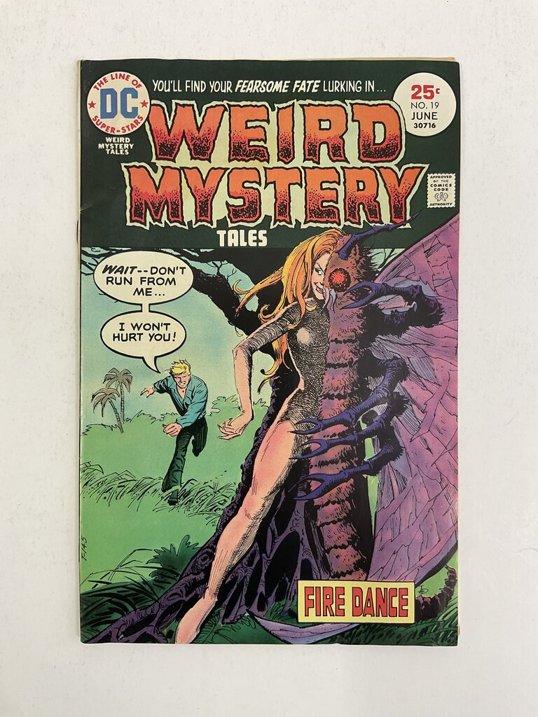 Vintage DC Comics: Weird Mystery Tales Issues 9, 18, 19, 21 - 1973-1975 /so