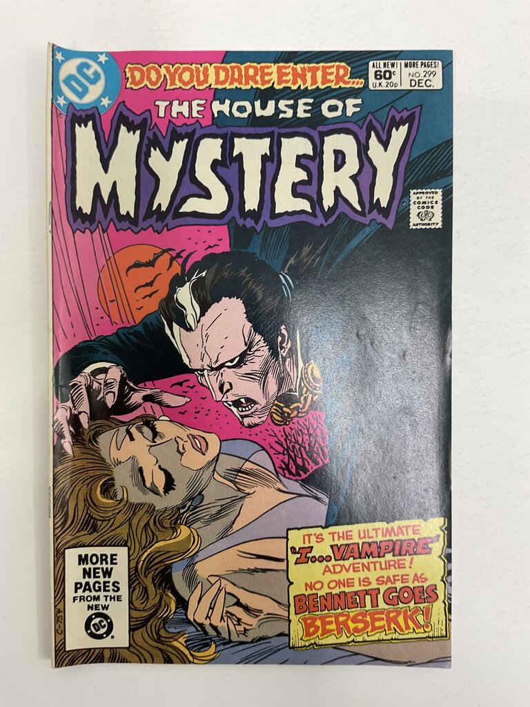 Vintage DC Comics: The Houes of Mystery 9 Book Bundle 1974-1983 /so