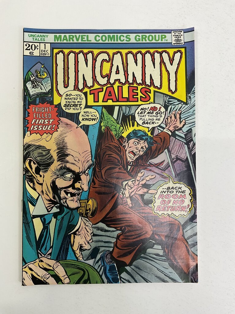 Vintage Marvel Comics: Uncanny Tales Issues #1, 7, 12 - 1973-1975 /so
