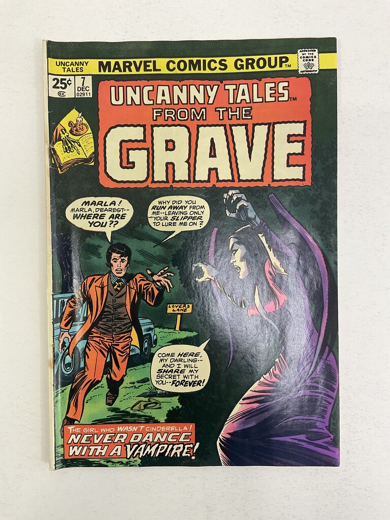 Vintage Marvel Comics: Uncanny Tales Issues #1, 7, 12 - 1973-1975 /so