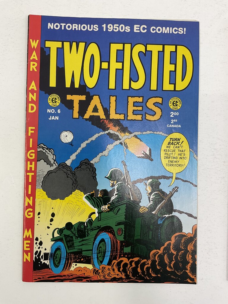 Vintage Bundle of 6 War Themed Comic Books - 1960s-1990s /so