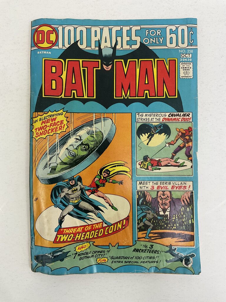 Vintage DC Comics: Batman “100 Pages” #258 1974 /so