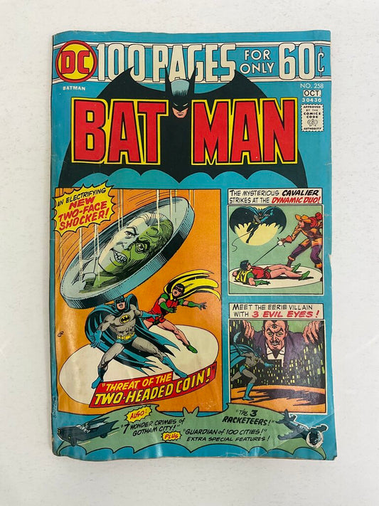 Vintage DC Comics: Batman “100 Pages” #258 1974 /so
