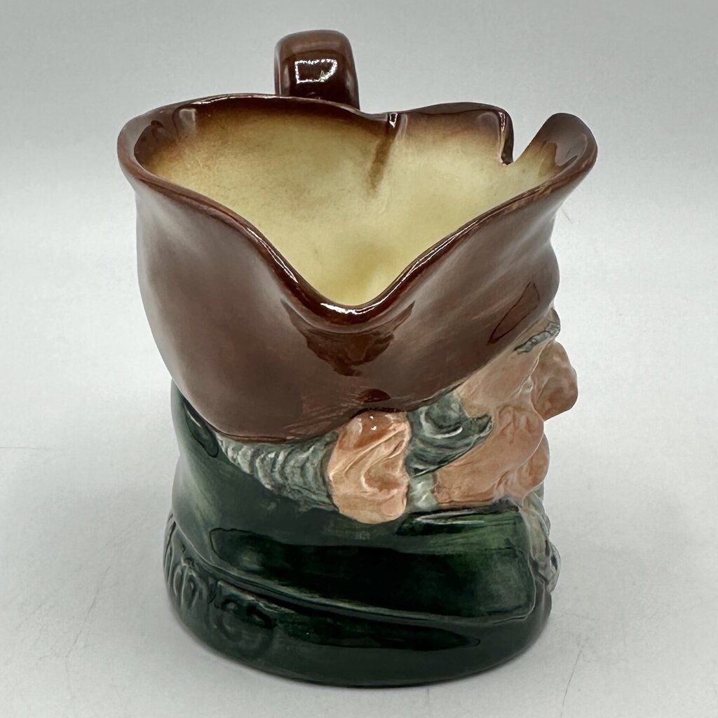 Set of 2 Vintage Royal Doulton Character Jugs Sairey Gamp D5528 & Old Charley D5527 Made In England /cb