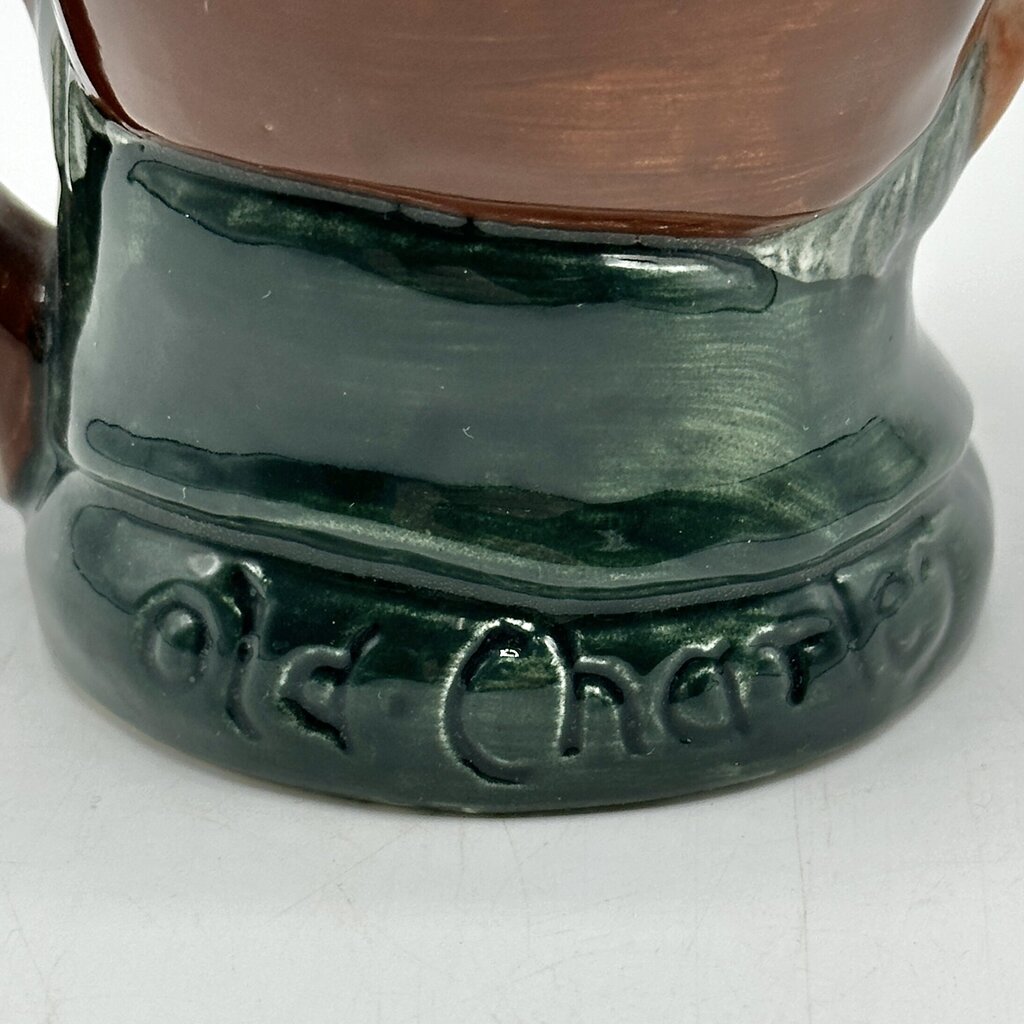 Set of 2 Vintage Royal Doulton Character Jugs Sairey Gamp D5528 & Old Charley D5527 Made In England /cb
