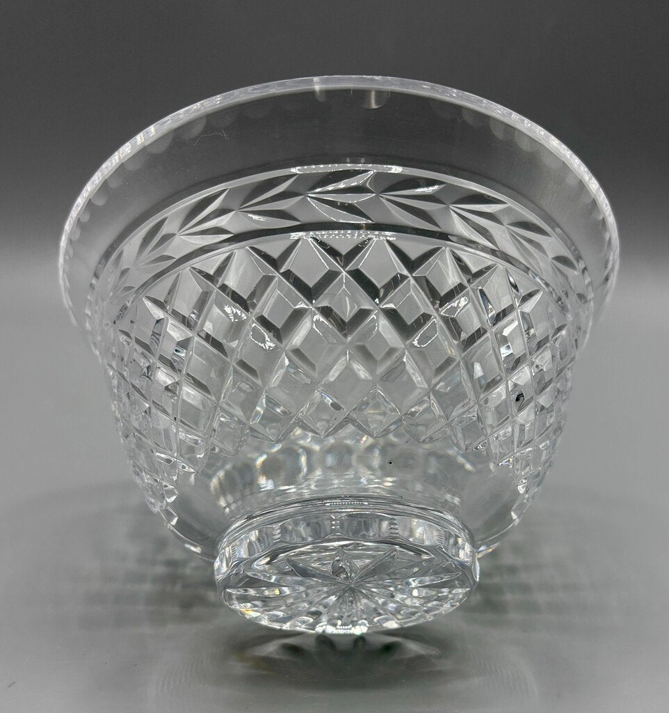 Cut Crystal Diamond Pattern 5.75” Bowl (Rogaska?) /j