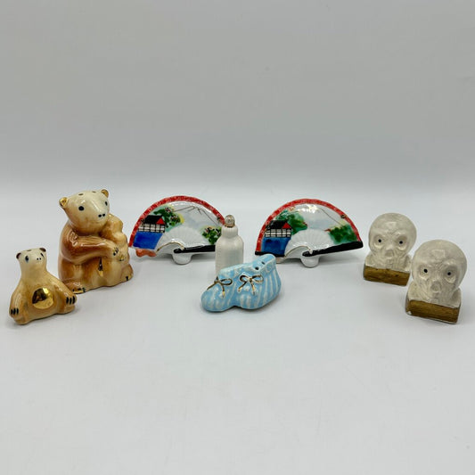 Lot Of 4 Vintage Ceramic Novelty Salt & Pepper Shaker Sets /cb