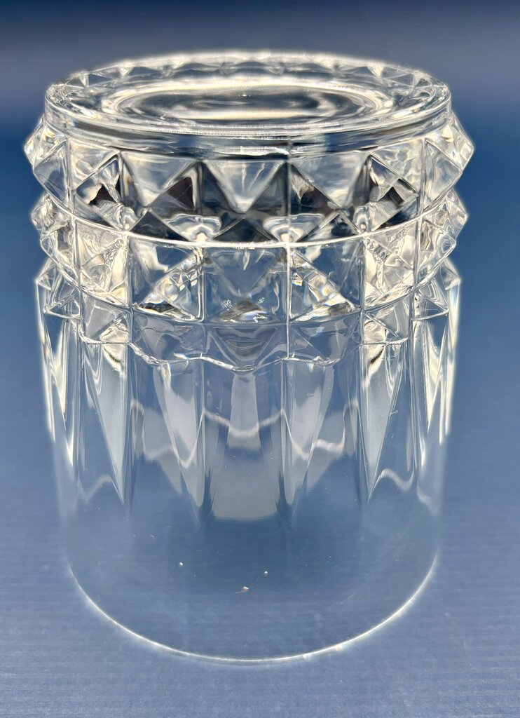 Set of 4 Cristal d’Arques Old Fashioned/Low Ball Whiskey Glasses /j