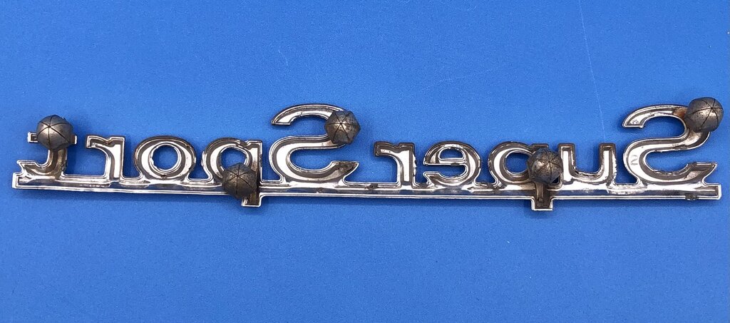 Original 1966 Chevelle SS Quarter Panel Emblem /b