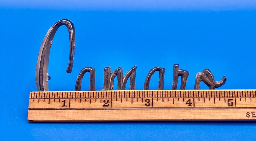 Original 1970 - 74 Chevrolet Camaro Fender Emblem /b
