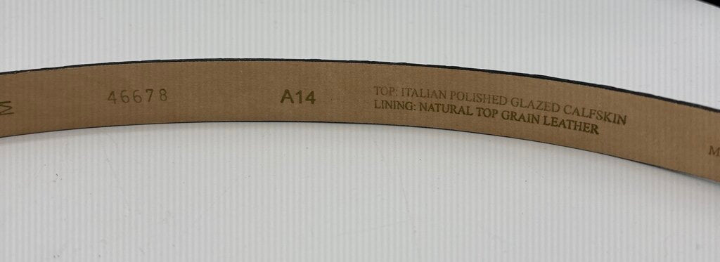 Vtg. Carol VanWyck Italian Leather Belt Sz. M /j