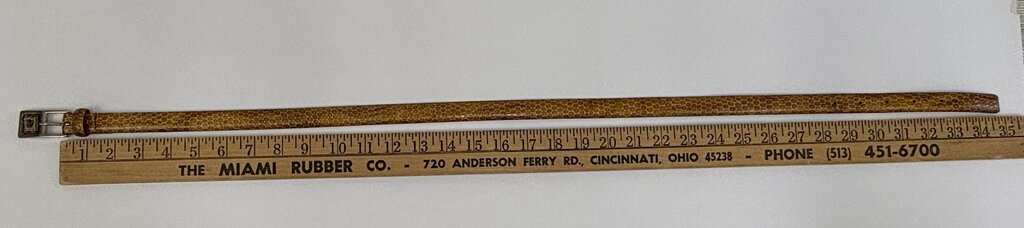 Vtg. Carol VanWyck Italian Leather Belt Sz. M /j