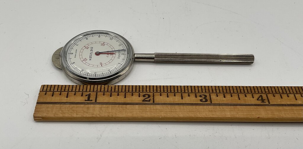 Vintage Dietzgen Map Measure/Rolling Ruler Made In Switzerland Model 1719B /s