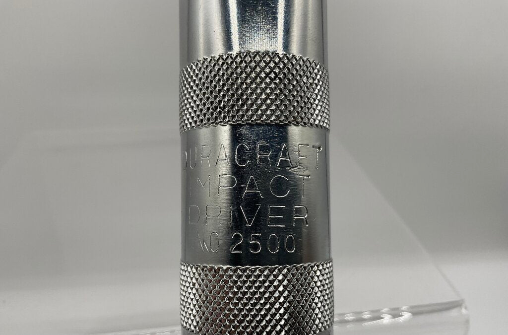 Vintage Duracraft No. 2500 Impact Driver Set w/Blue Metal Case /s