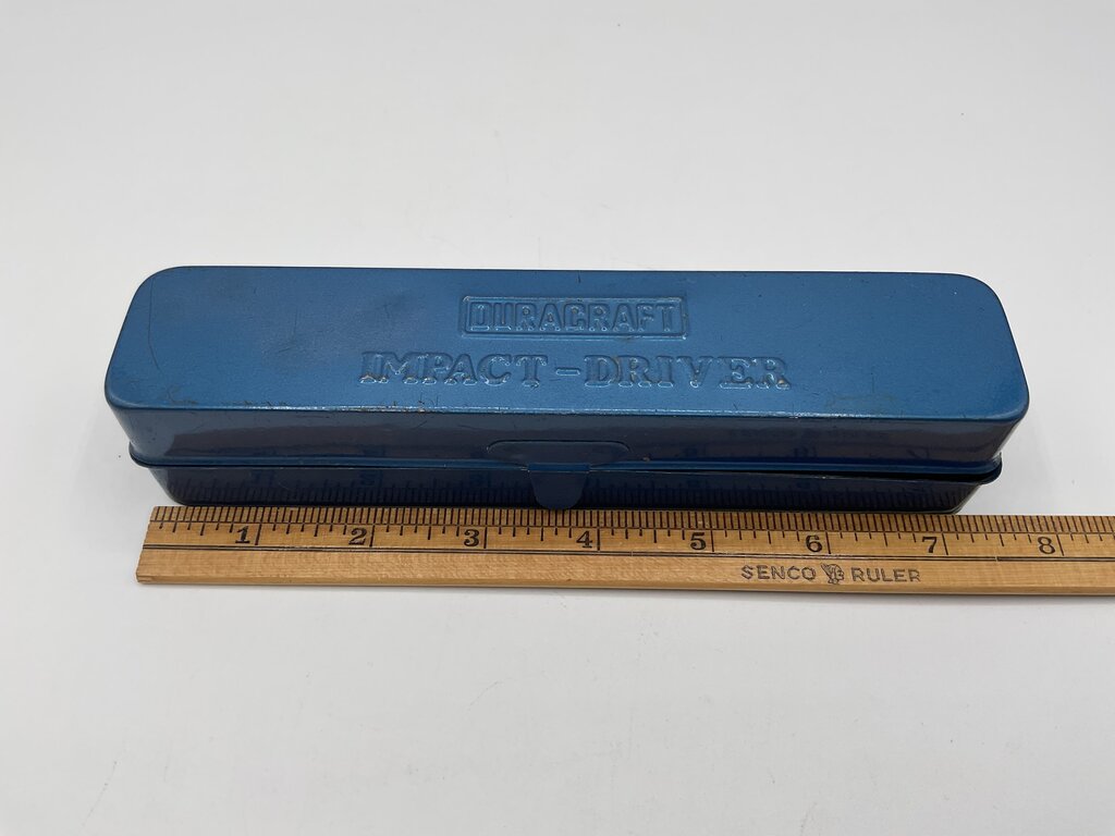 Vintage Duracraft No. 2500 Impact Driver Set w/Blue Metal Case /s