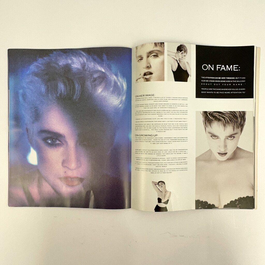 Vintage 1987 Madonna Who’s That Girl World Tour Souvenir Program /cb