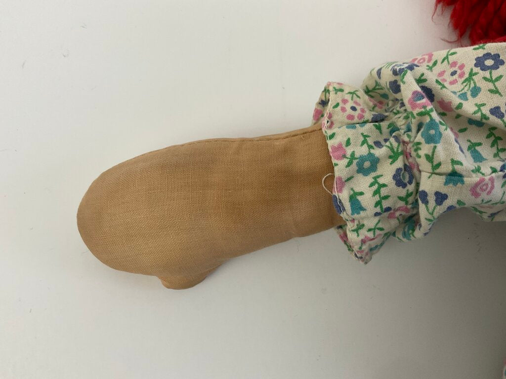Vintage Raggedy Ann Doll (1960s?) 19” /sb