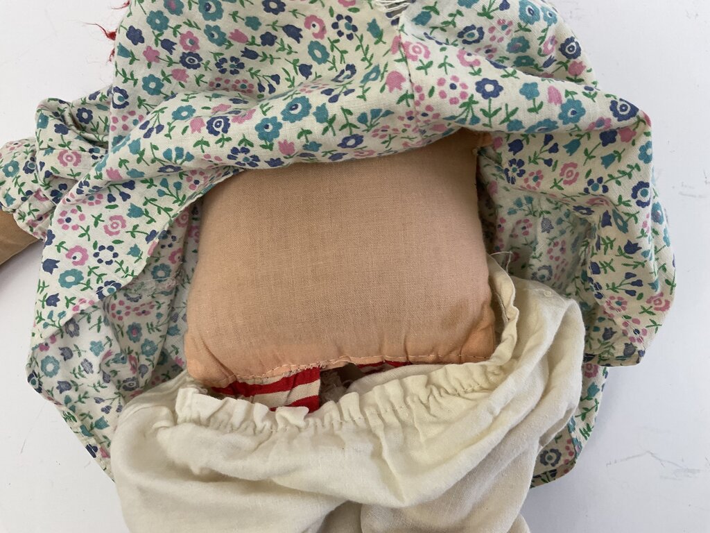 Vintage Raggedy Ann Doll (1960s?) 19” /sb