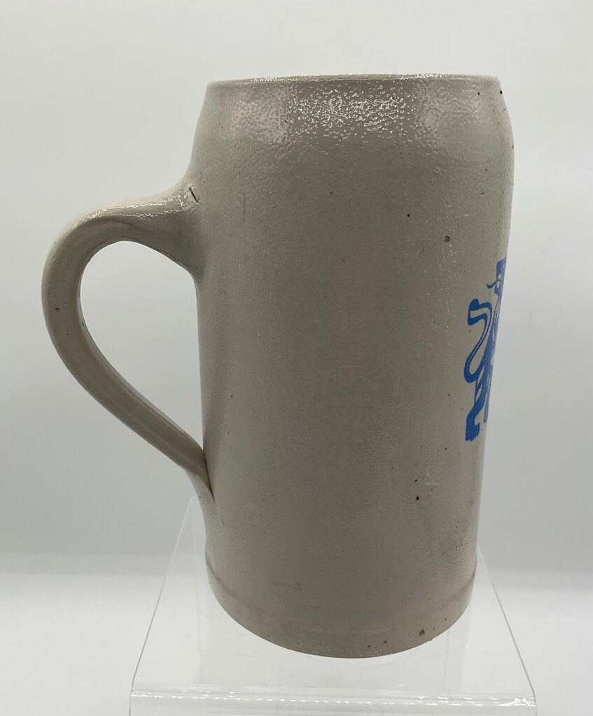 Vintage Stoneware Beer Stein “Zipfer” Brand Lager from Austria 1 Liter /s