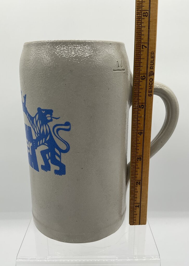 Vintage Stoneware Beer Stein “Zipfer” Brand Lager from Austria 1 Liter /s
