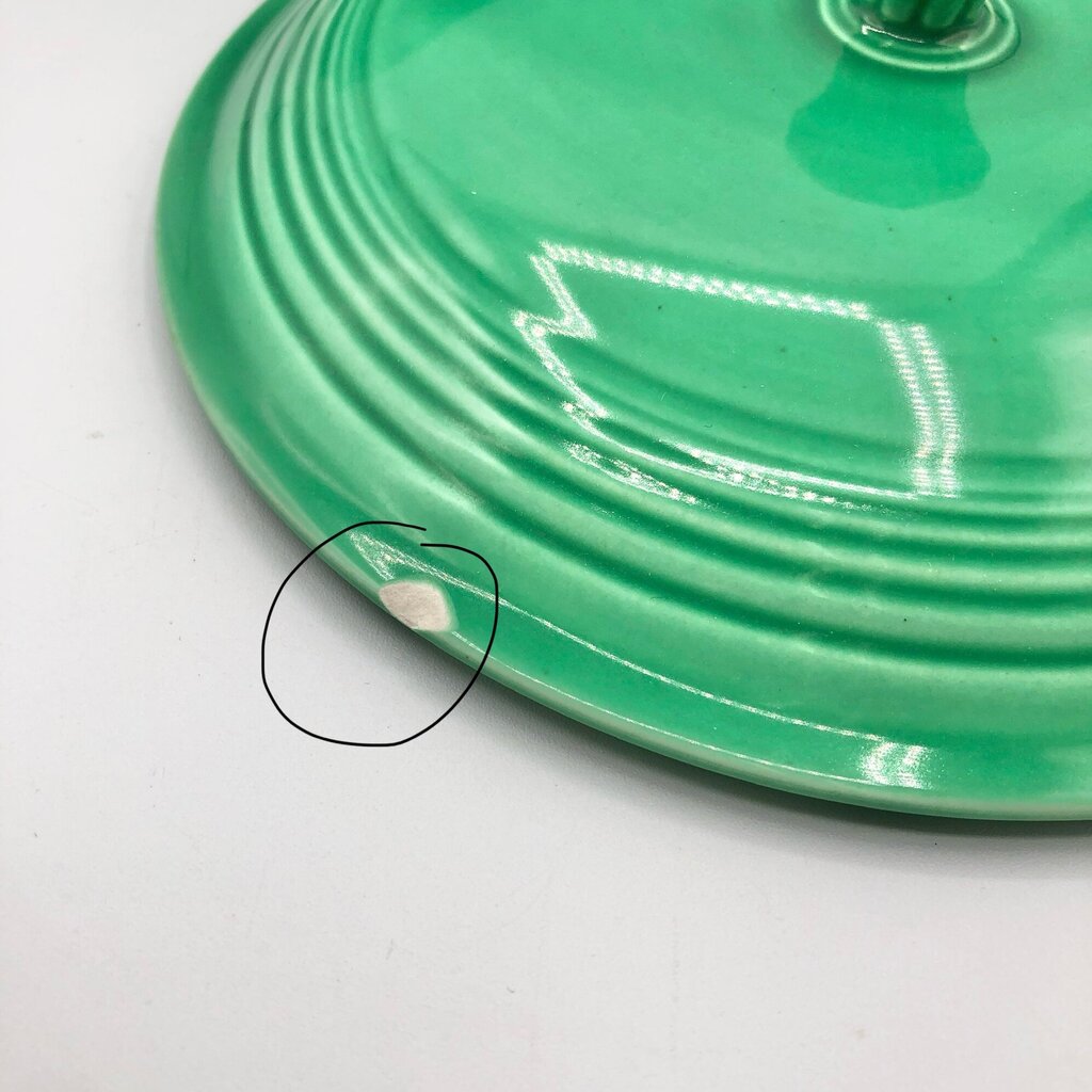 Vintage HLC Fiesta Fiestaware Light Green Covered Casserole Dish /b