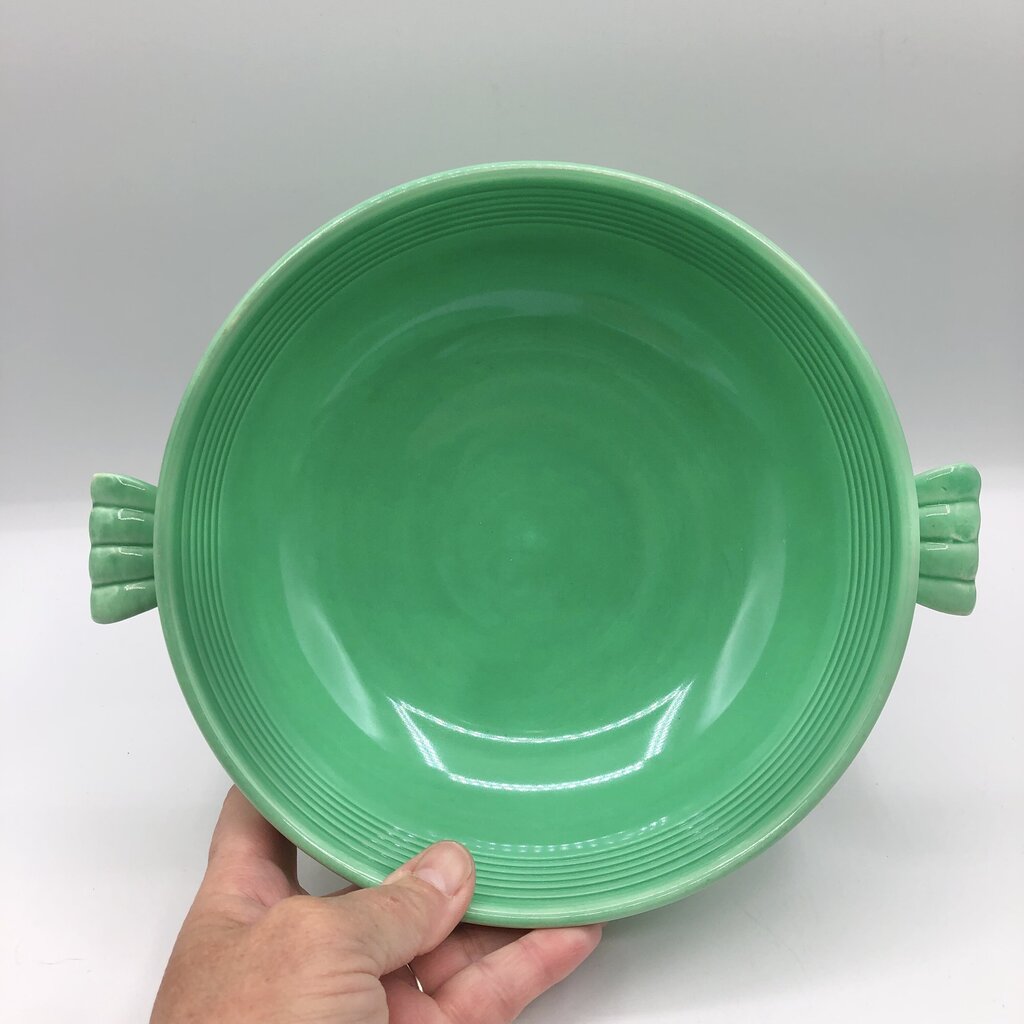 Vintage HLC Fiesta Fiestaware Light Green Covered Casserole Dish /b