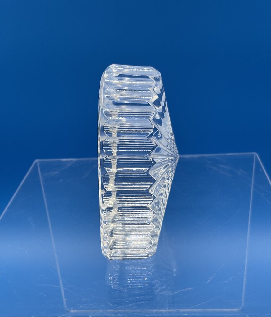 Vintage Waterford Crystal Heart Shaped Paperweight /s