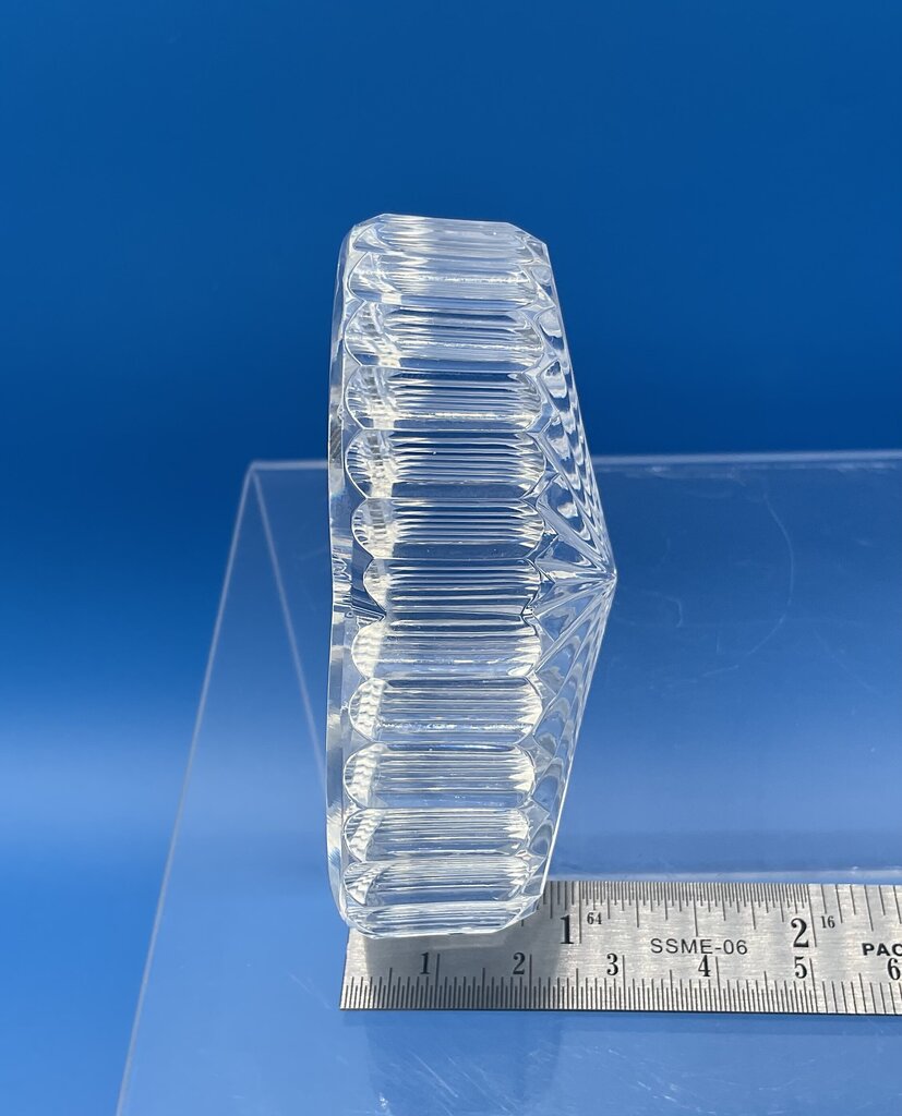 Vintage Waterford Crystal Heart Shaped Paperweight /s