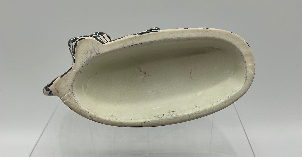 Vintage Genuine Besmo Hand Carved Soapstone Elephant Trinket Box Kenya /s