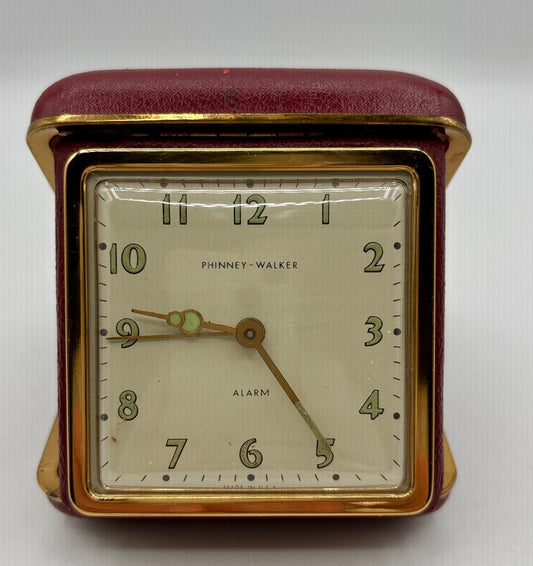 Phinney Walker Travel Clock/Alarm (works) /j