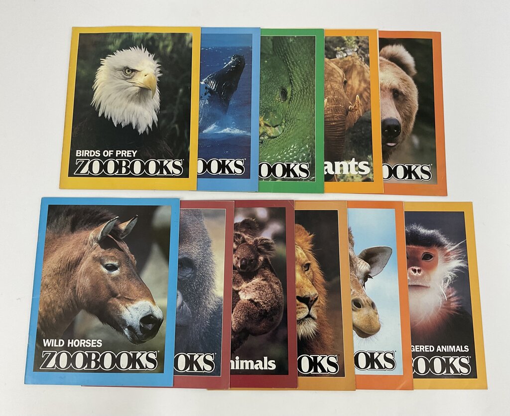 Lot of 11 Assorted Zoobooks Published 1980s /sb