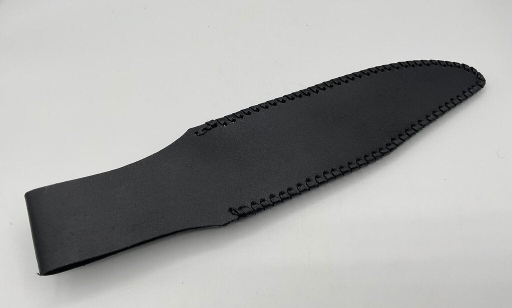 Frost Cutlery Trail Blazer Bowie Knife 15” Overall Length 10” Blade w/ Leather Sheath & Box 14-185BLWG /s