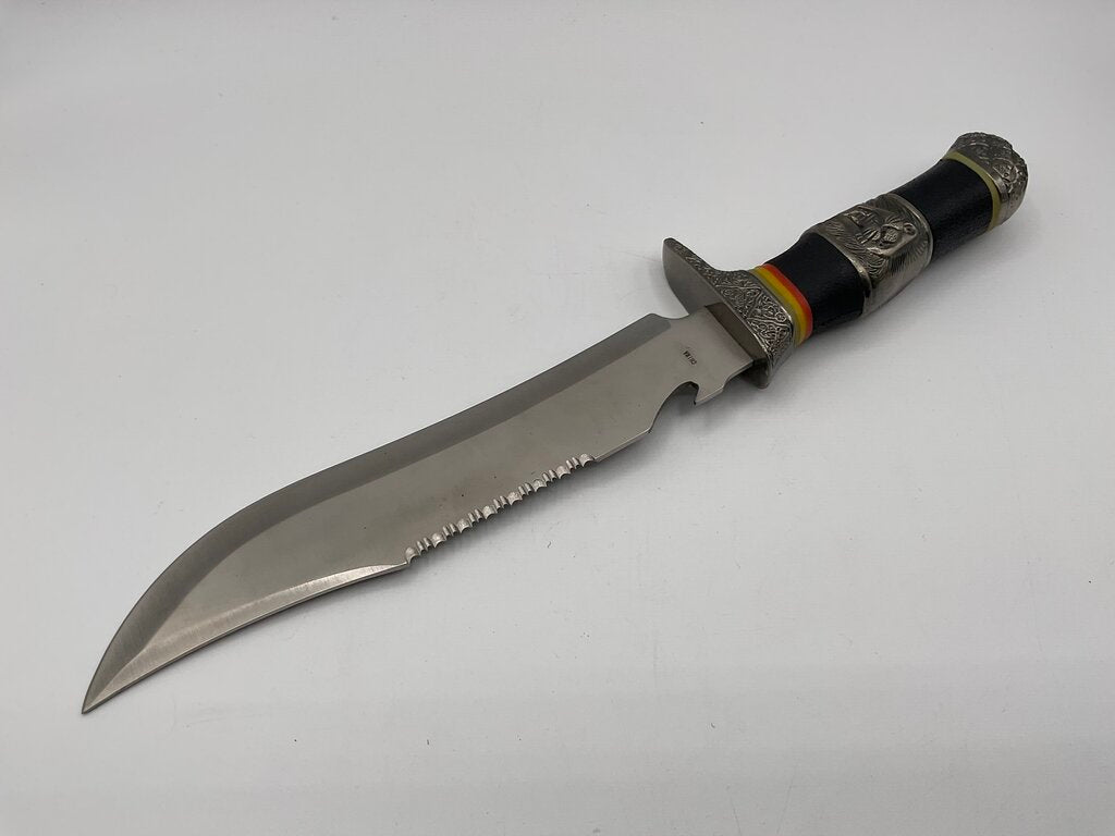African Pride Custom Designed Bowie Knife 15” Overall w/ Nylon Sheath & Box HK369-150 /s