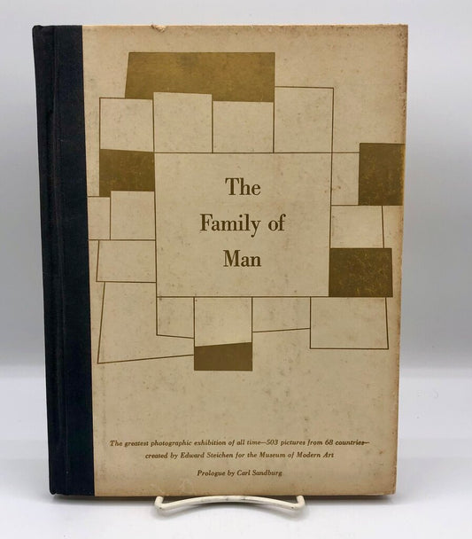 1955 ed.The Family of Man by Edward Steichen & Carl Sandburg Hardcover Book /b