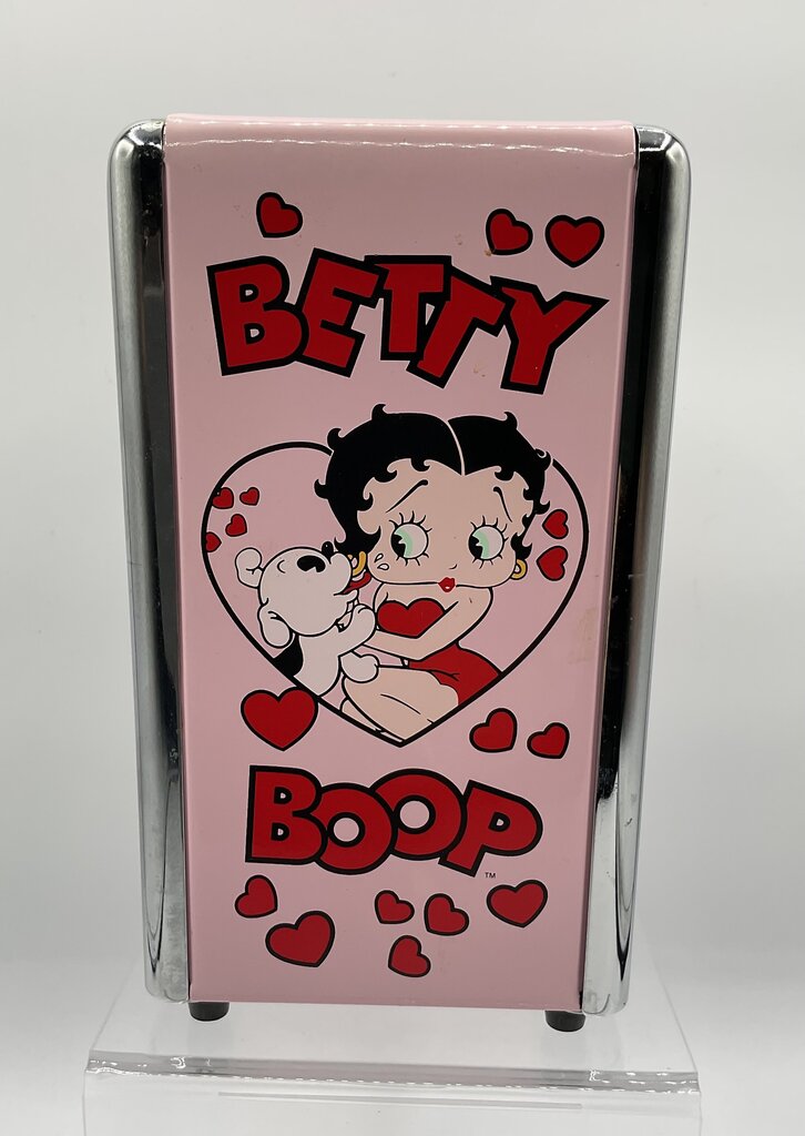 Betty Boop 1998 King Features Syndicate Napkin Dispenser with Napkins /s