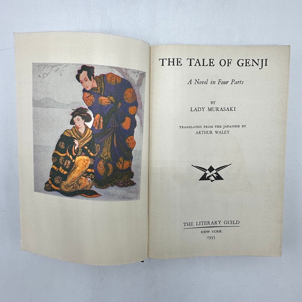 The Tale of Genji-A Novel In Four Parts By Lady Murasaki The LIterary Guild 1935 Hardcover /cb