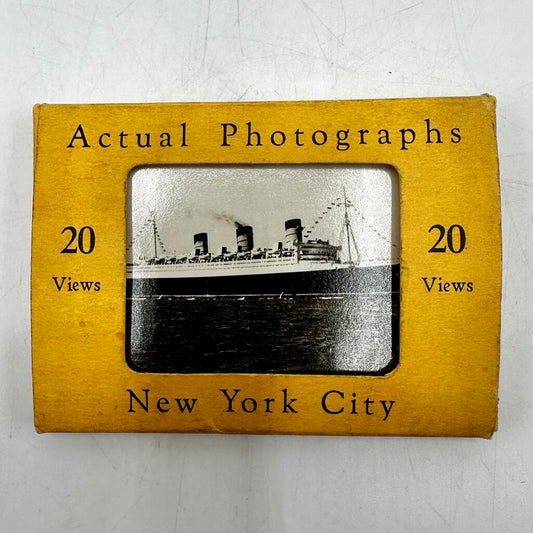 Vintage Souvenir Photo Set Actual Photographs 20 Views of New York City /cb